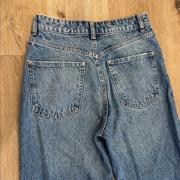 Zara Distressed Women’s Button-fly Jeans Size 4 - Picture 5 of 6